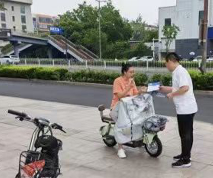 燕赵财险曲周支公司组织宣传金融知识，提升群众防范意识